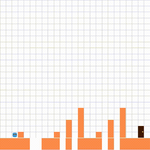 PicoPark Single-Agent Reinforcement Learning